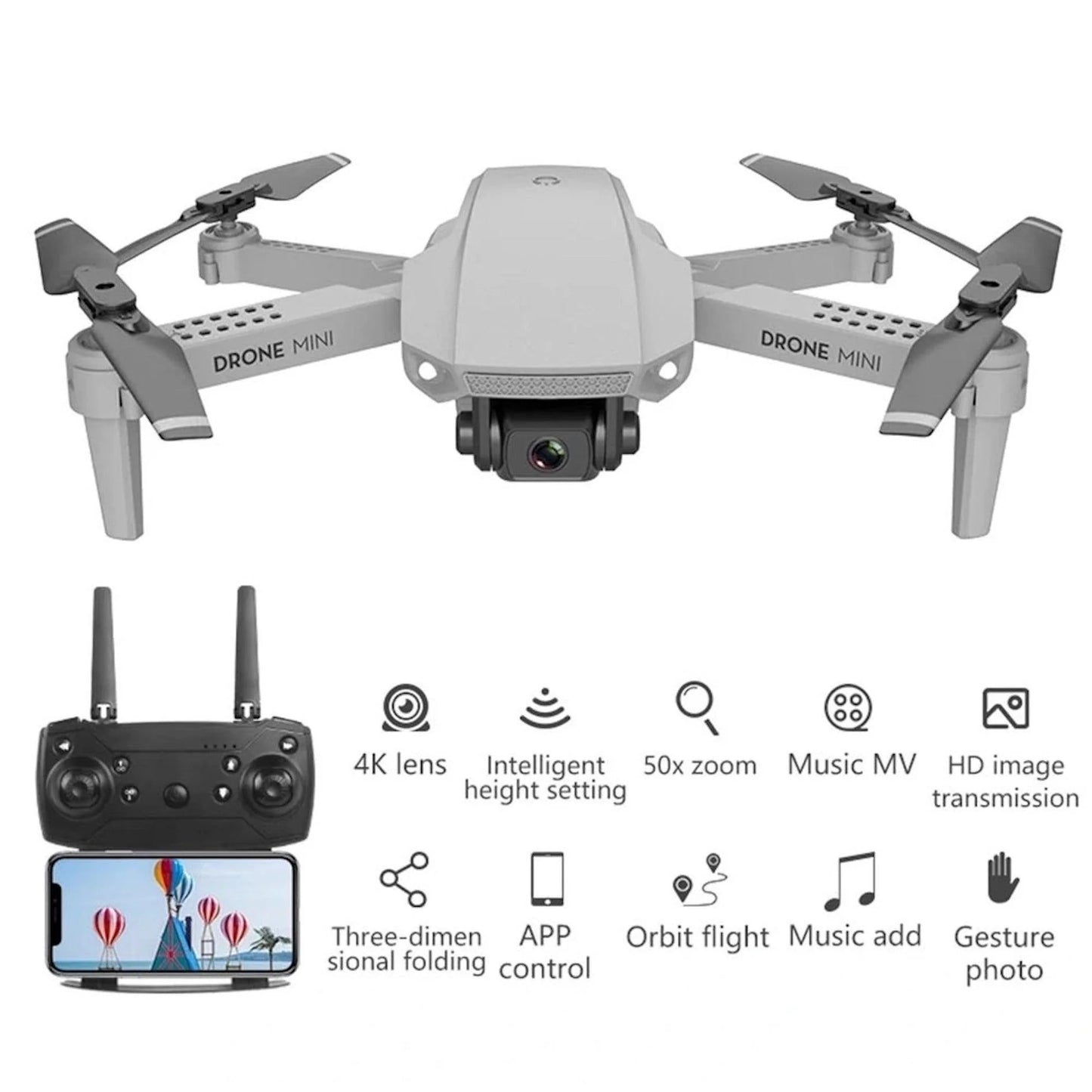 DRON E88 PRO (36 UND X CAJA ) E88